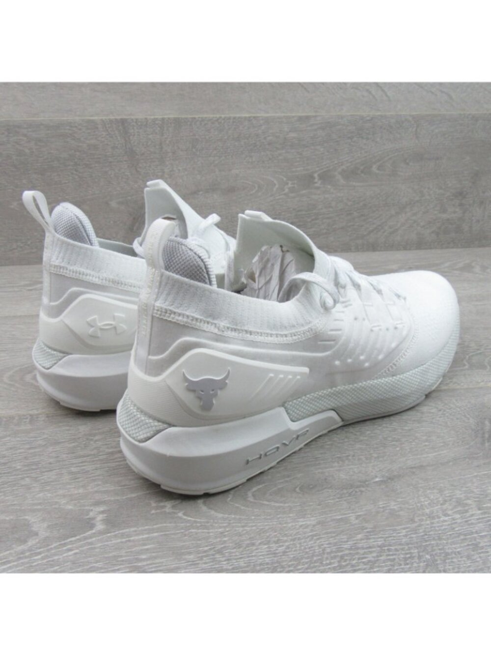 Under Armour Project Rock 3 Training Shoes Mens Size 13 White NEW - Picture 7 of 15